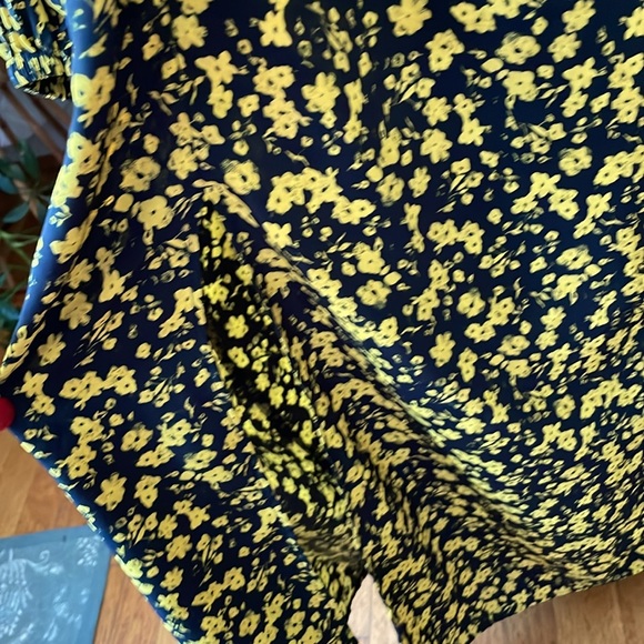 Topshop floral godet twist midi dress - Picture 5 of 8